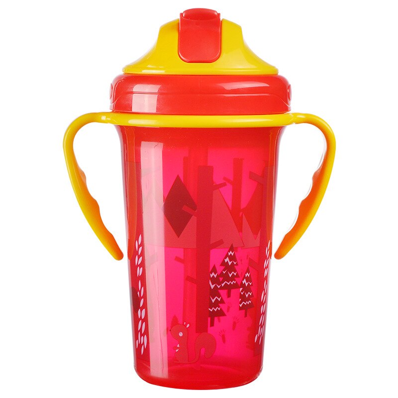 Straw Cup 400ml Kids Bottle